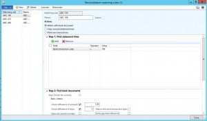 Reconciliation Matching Rule