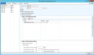 Reconciliation Matching Rule