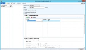 Reconciliation Matching Rule