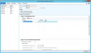 Reconciliation Matching Rule