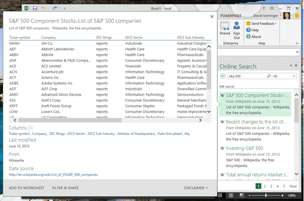 Power BI Public Query
